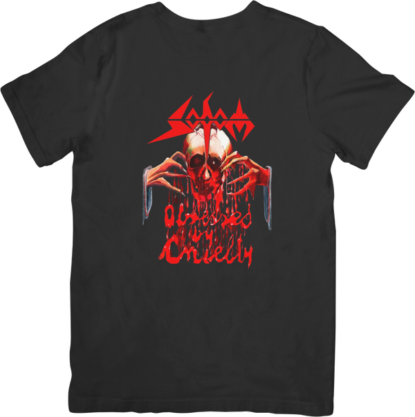 Sodom 3 Music Unisex Fit for Men & Women Quality Cotton T-Shirt Black