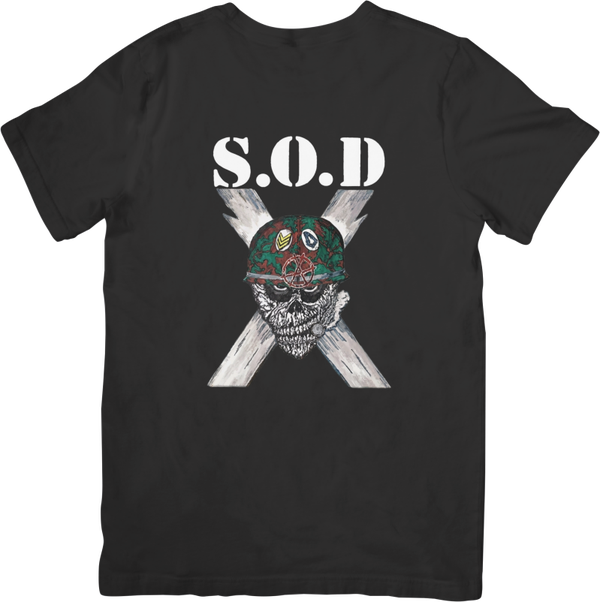 Stormtroopers of Death 3 Music Unisex Fit for Men & Women Quality Cotton T-Shirt Black