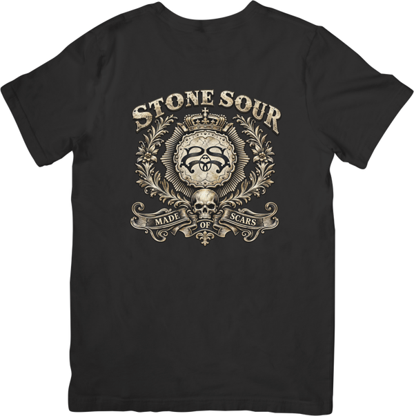 Stone sour 3 Music Unisex Fit for Men & Women Quality Cotton T-Shirt Black