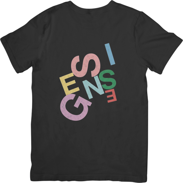 Genesis 3 Music Unisex Fit for Men & Women Quality Cotton T-Shirt Black