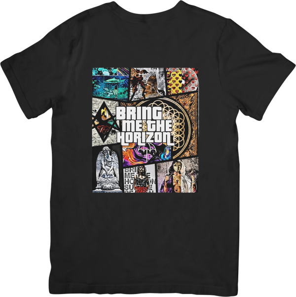 Bring me the horizon 3 Music Unisex Fit for Men & Women Quality Cotton T-Shirt Black