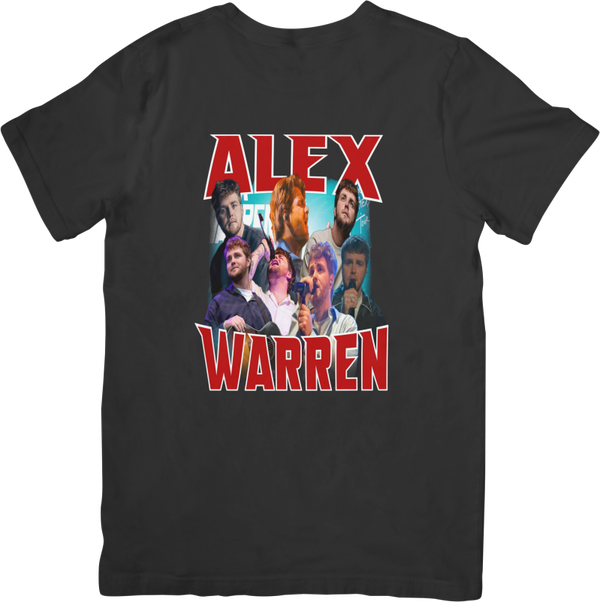 Alex Warren 3 Music Unisex Fit for Men & Women Quality Cotton T-Shirt Black