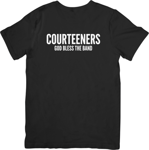 Corteeners 3 Music Unisex Fit for Men & Women Quality Cotton T-Shirt Black