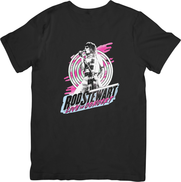 Rod Stewart 3    Music Unisex Fit for Men & Women Quality Cotton T-Shirt Black