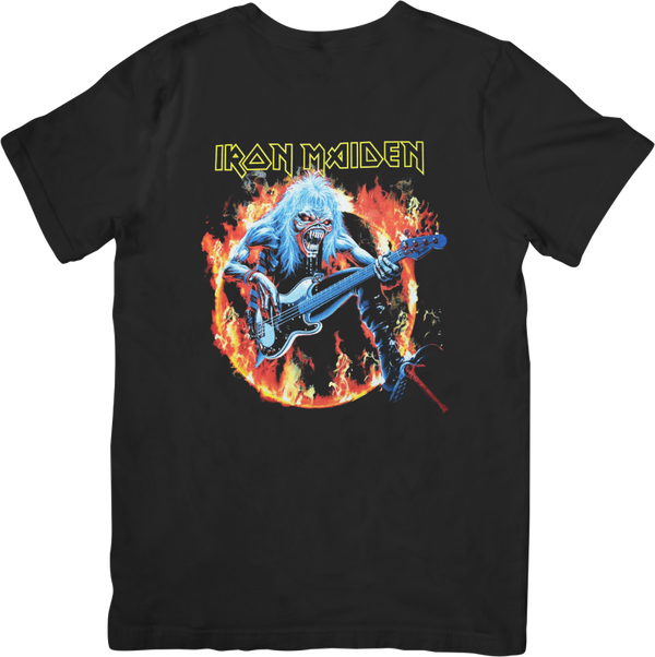 Iron Maiden 3 Music Unisex Fit for Men & Women Quality Cotton T-Shirt Black