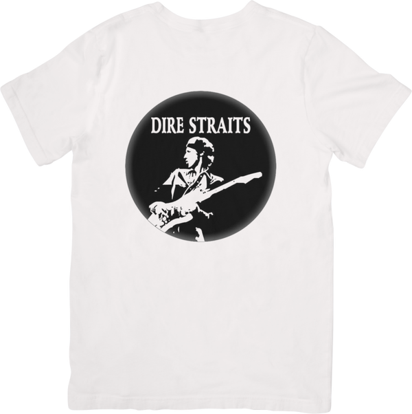 Dire Straits 3 Music Unisex Fit for Men & Women Quality Cotton T-Shirt Black