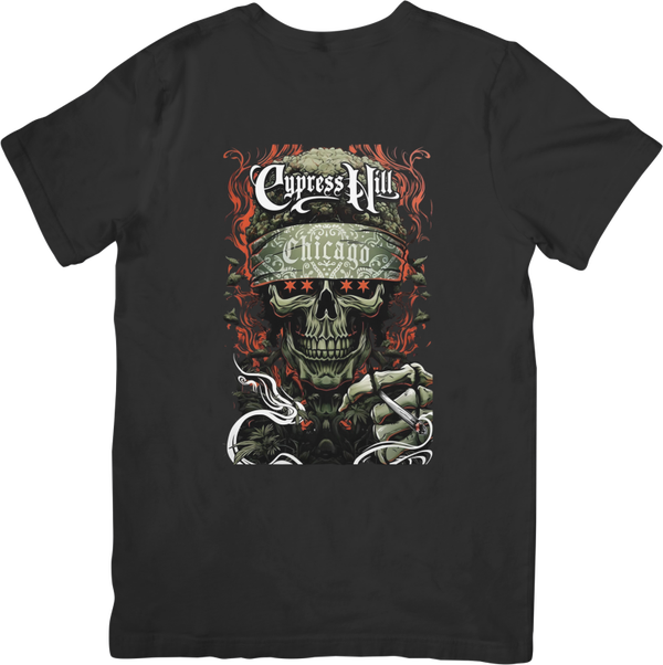Cypress Hill 3 Music Fit for Men & Women Quality Cotton T-Shirt Black