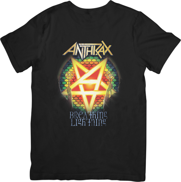 Anthrax 3 Music Unisex Fit for Men & Women Quality Cotton T-Shirt Black