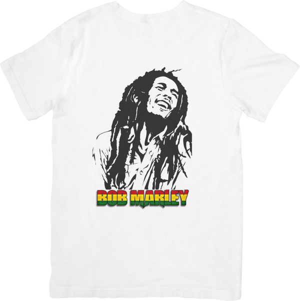 Bob Marley 3  Music Unisex Fit for Men & Women Quality Cotton T-Shirt Black