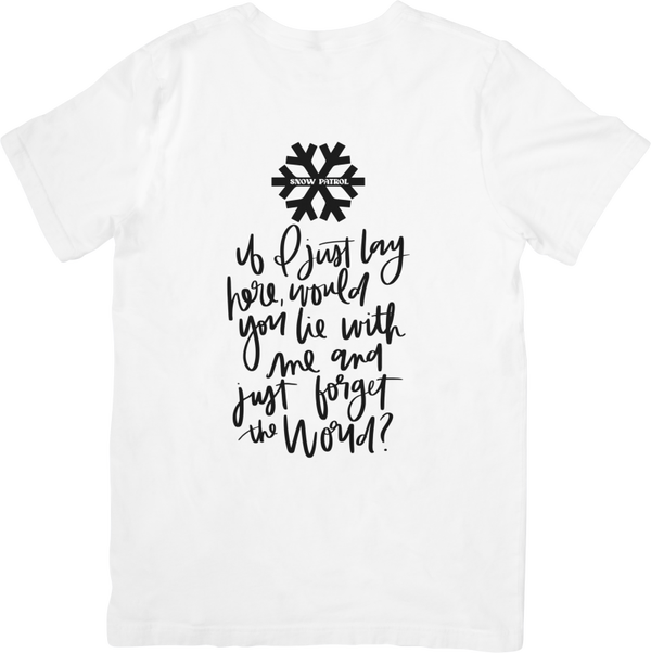 Snow Patrol 3 Music Unisex Fit for Men & Women Quality Cotton T-Shirt Black