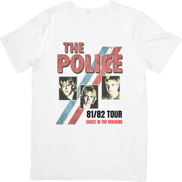 The Police 3 Music Unisex Fit for Men & Women Quality Cotton T-Shirt Black