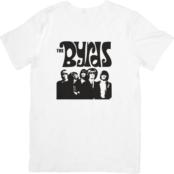 The Byrds 3 Music Unisex Fit for Men & Women Quality Cotton T-Shirt Black