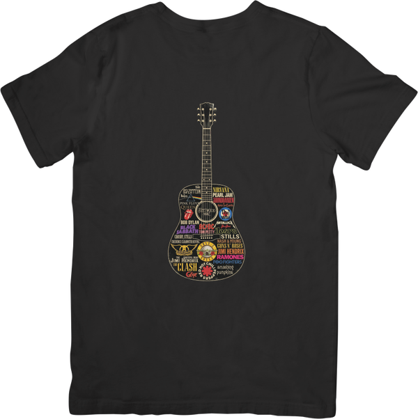 Rock Legends 30  Music Unisex Fit for Men & Women Quality Cotton T-Shirt Black