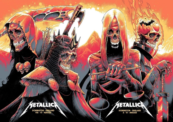 Metallica 30  Music Print  Concert Wall Art Memorabilia gift A5,A4,A3