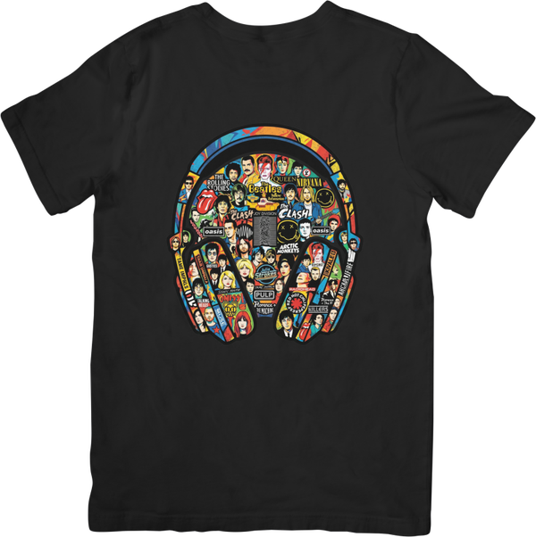 Rock Legends 31  Music Unisex Fit for Men & Women Quality Cotton T-Shirt Black