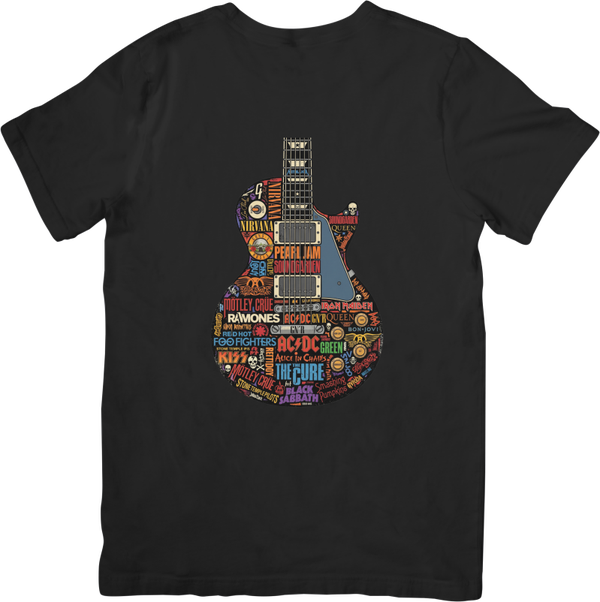 Rock Legends 32 Music Unisex Fit for Men & Women Quality Cotton T-Shirt Black