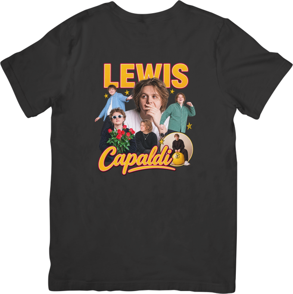 Lewis Capaldi 325 Music for Men & Women Quality Cotton T-Shirt