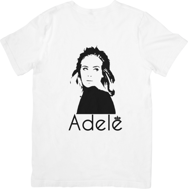 Adele Music Unisex Fit for Men & Women Quality Cotton T-Shirt Black
