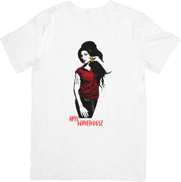 Amy Winehouse  1 Music Unisex Fit for Men & Women Quality Cotton T-Shirt Black