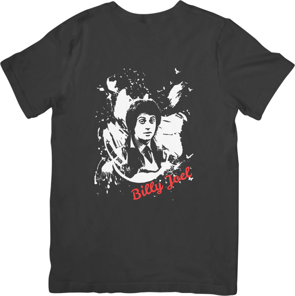 Billy Joel 6 Music Unisex Fit for Men & Women Quality Cotton T-Shirt Black