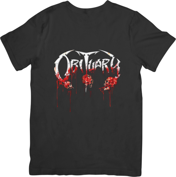 Obituary 1  Music Unisex Fit for Men & Women Quality Cotton T-Shirt Black