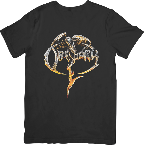 Obituary 3  Music Unisex Fit for Men & Women Quality Cotton T-Shirt Black
