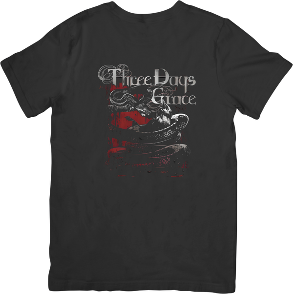 Three Days Grace Music Unisex Fit for Men & Women Quality Cotton T-Shirt Black