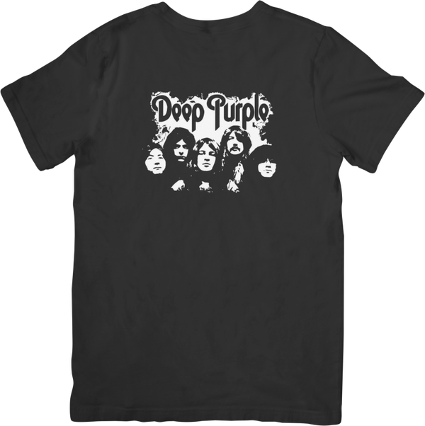 Deep Purple 1 Music Unisex Fit for Men & Women Quality Cotton T-Shirt Black