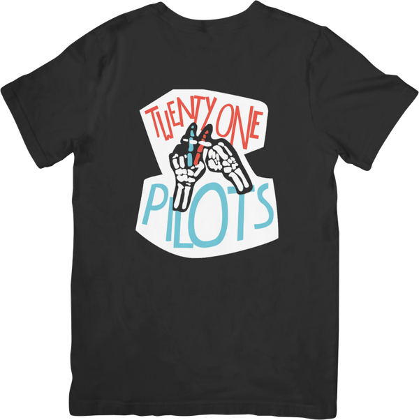 Twenty one Pilots 2 Music Unisex Fit for Men & Women Quality Cotton T-Shirt Black