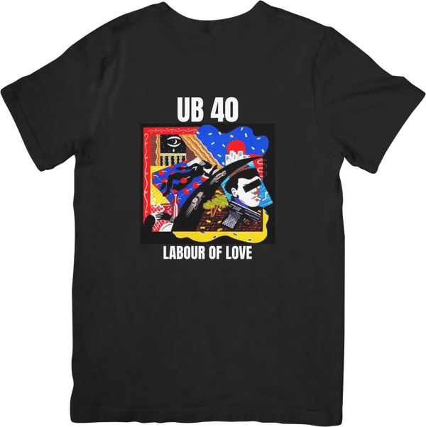 UB40 6 Music Unisex Fit for Men & Women Quality Cotton T-Shirt Black
