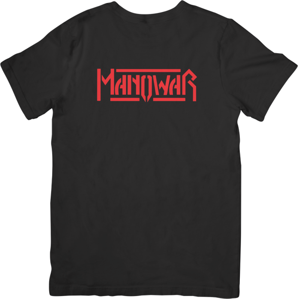Manowar 2 Music Unisex Fit for Men & Women Quality Cotton T-Shirt Black