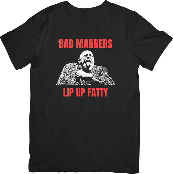 Bad Manners Music Unisex Fit for Men & Women Quality Cotton T-Shirt Black