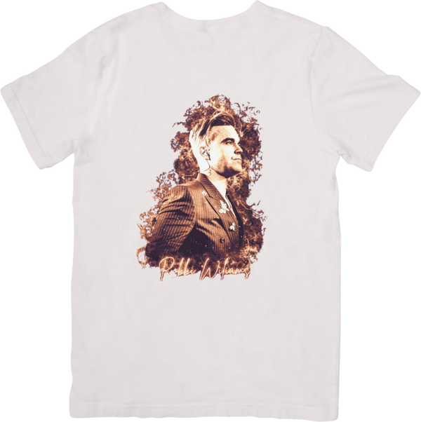 Robbie williams Music Unisex Fit for Men & Women Quality Cotton T-Shirt Black
