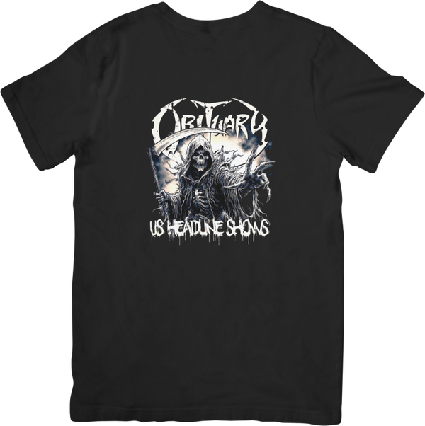 Obituary 4  Music Unisex Fit for Men & Women Quality Cotton T-Shirt Black