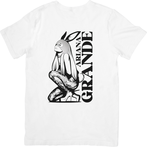 Ariana Grande 3 Unisex Fit for Men & Women Quality Cotton T-Shirt Black