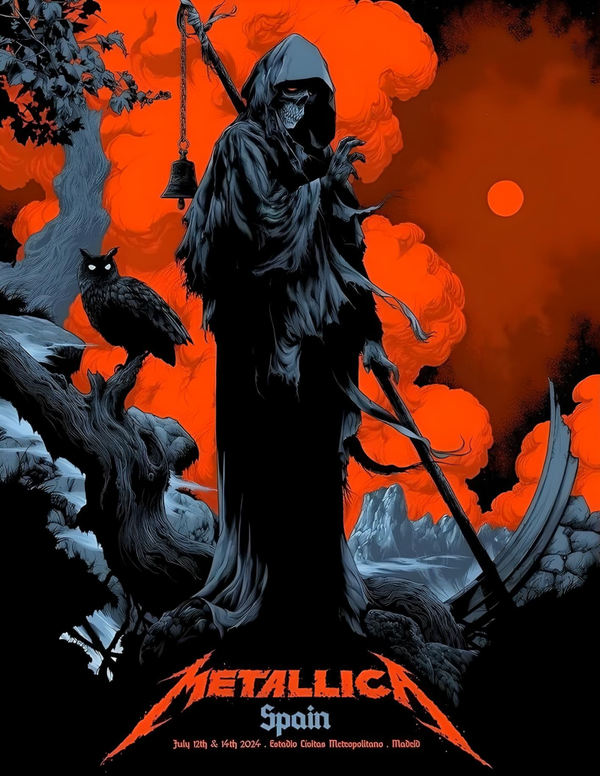 Metallica 34  Music Print  Concert Wall Art Memorabilia gift A5,A4,A3
