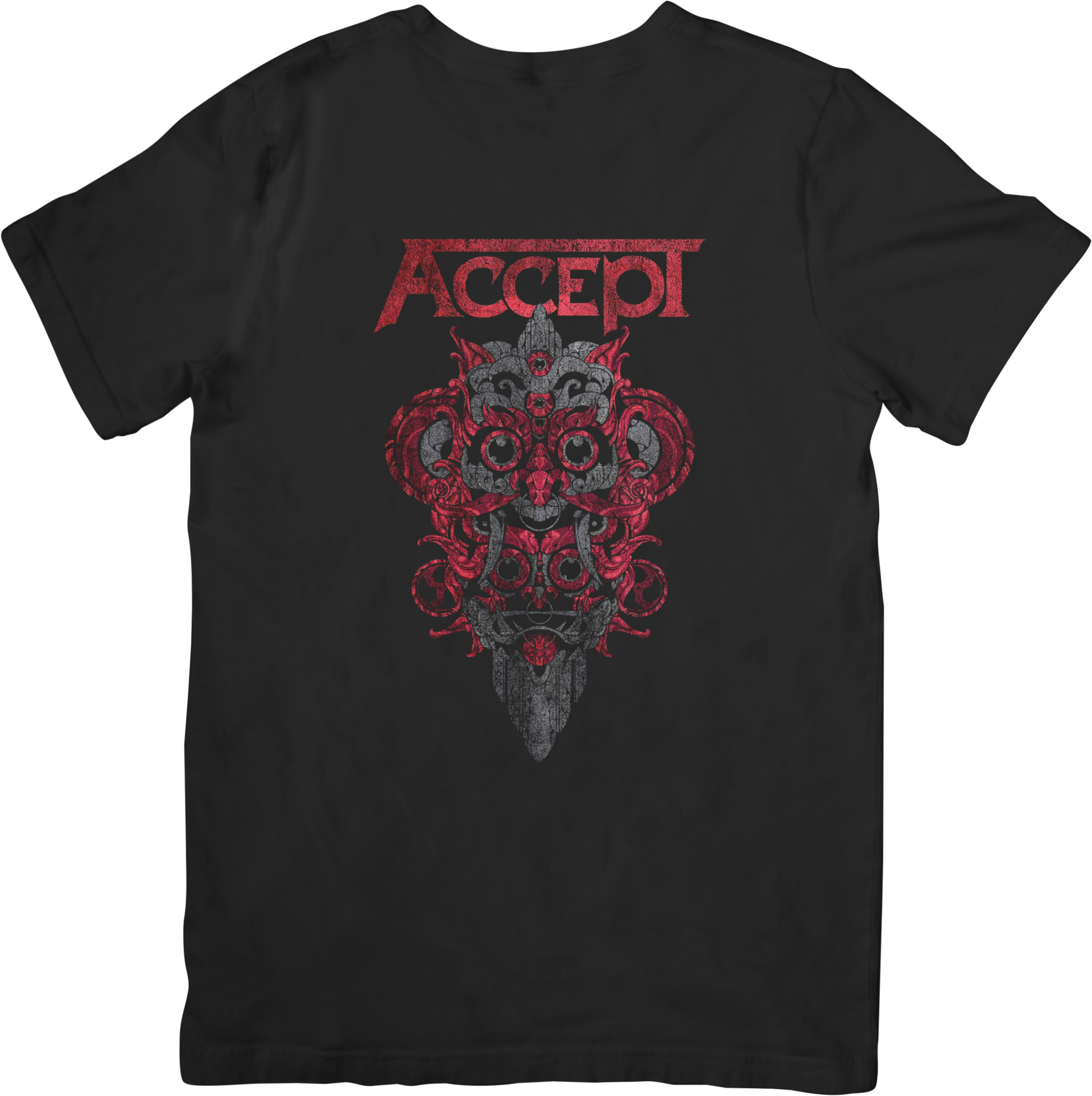 Accept 4 Music Unisex Fit for Men & Women Quality Cotton T-Shirt Black