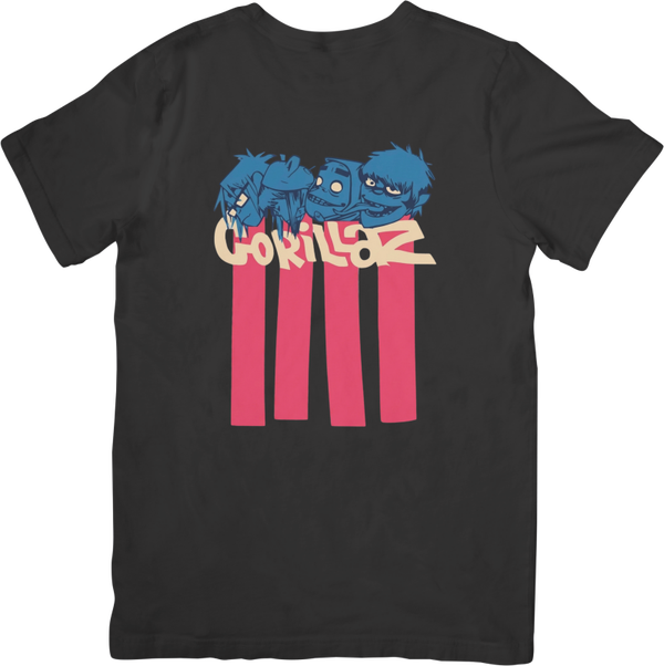 Gorillaz 4  Music Unisex Fit for Men & Women Quality Cotton T-Shirt Black