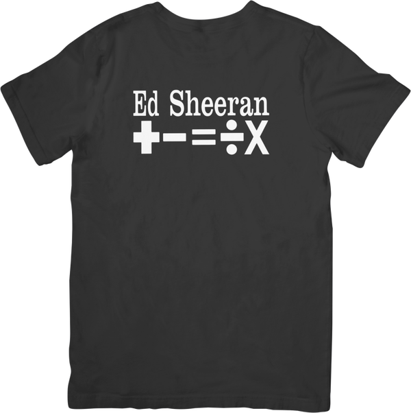 Ed Sheeran 4 Music Unisex Fit for Men & Women Quality Cotton T-Shirt Black