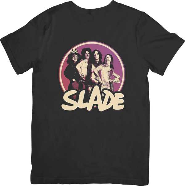 Slade 4 Music Unisex Fit for Men & Women Quality Cotton T-Shirt Black