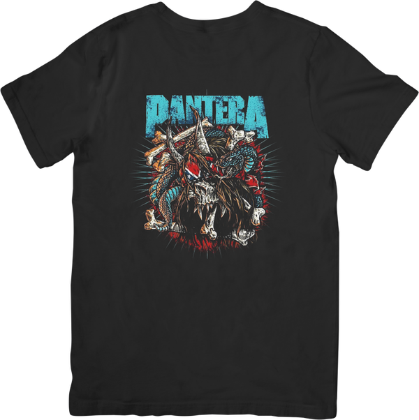 Pantera 4 Music Unisex Fit for Men & Women Quality Cotton T-Shirt Black
