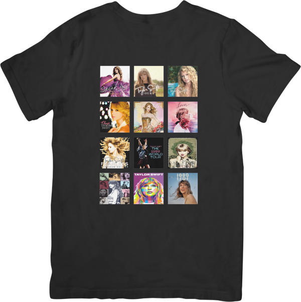 Taylor Swift 4 Music Unisex Fit for Men & Women Quality Cotton T-Shirt Black
