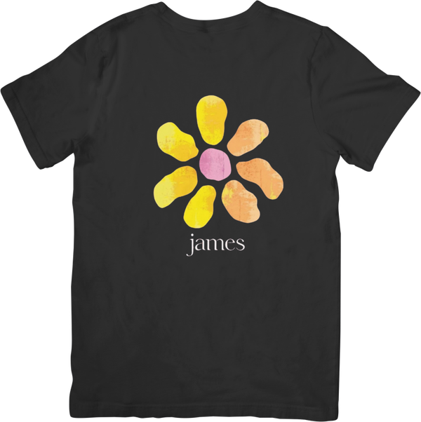 James 4  Music Unisex Fit for Men & Women Quality Cotton T-Shirt Black