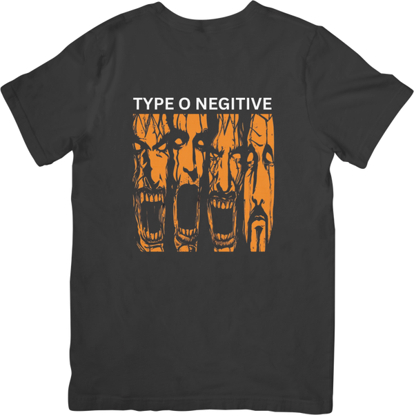 Type 0 Negitive 4 Music Unisex Fit for Men & Women Quality Cotton T-Shirt Black
