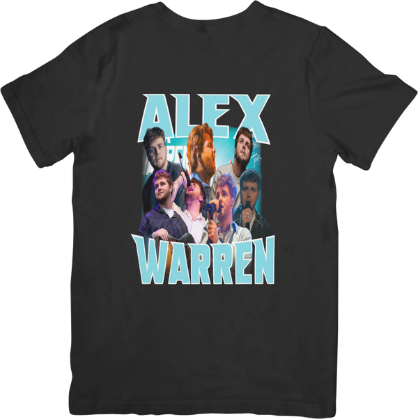 Alex Warren 4 Music Unisex Fit for Men & Women Quality Cotton T-Shirt Black