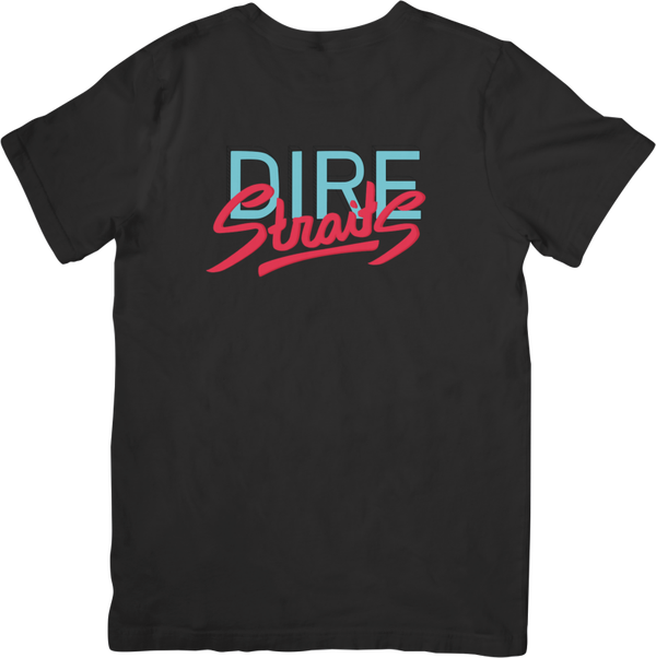 Dire Straits 4 Music Unisex Fit for Men & Women Quality Cotton T-Shirt Black