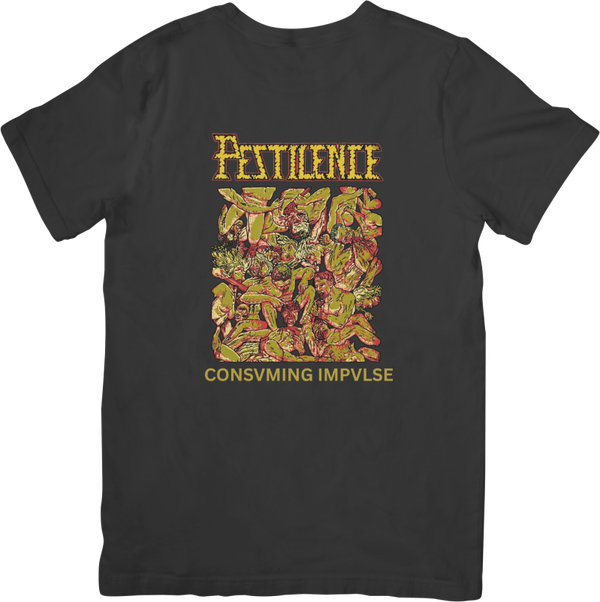 Pestilence 4 Music Unisex Fit for Men & Women Quality Cotton T-Shirt Black