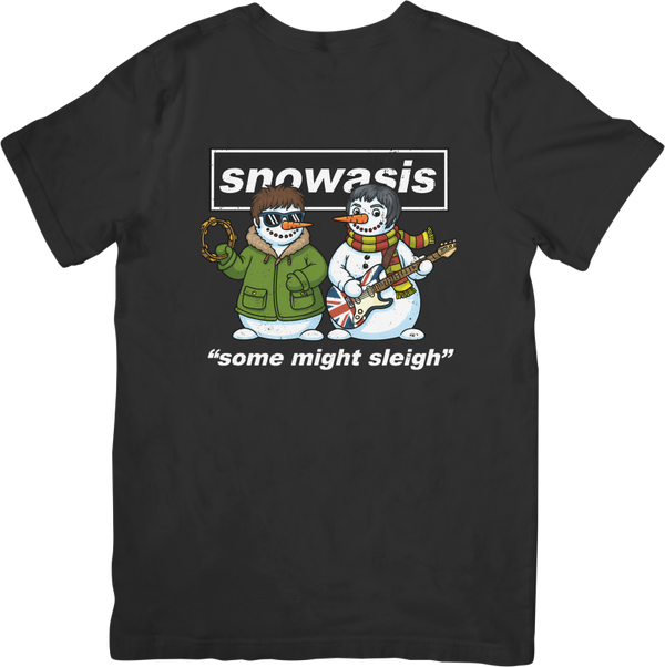 Oasis 4 Music Unisex Fit for Men & Women Quality Cotton T-Shirt Black