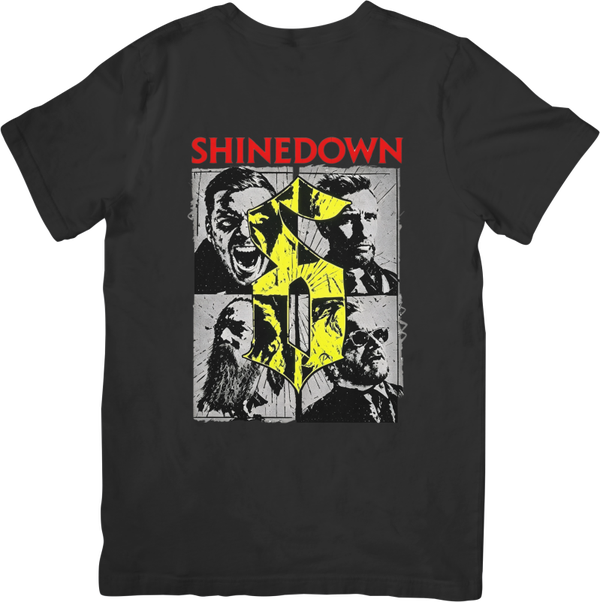 Shinedown 4 Music Unisex Fit for Men & Women Quality Cotton T-Shirt Black