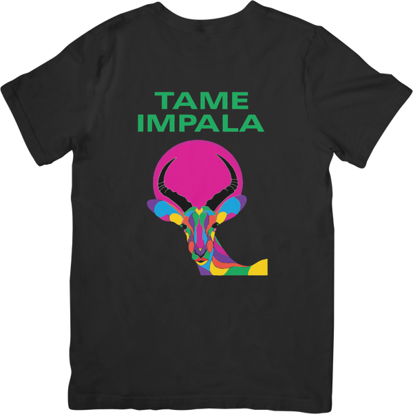Tame Impala 4 Music Unisex Fit for Men & Women Quality Cotton T-Shirt Black